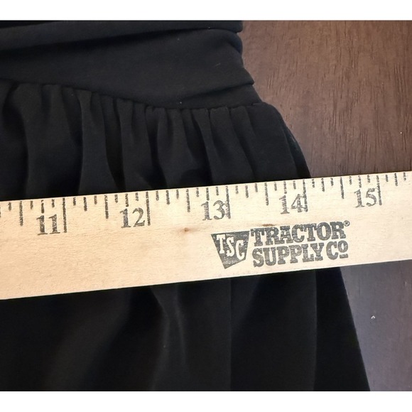 Cache Womens Size 12 Formal Dress Sleeveless Black Beaded Spaghetti Straps Party - Picture 10 of 15